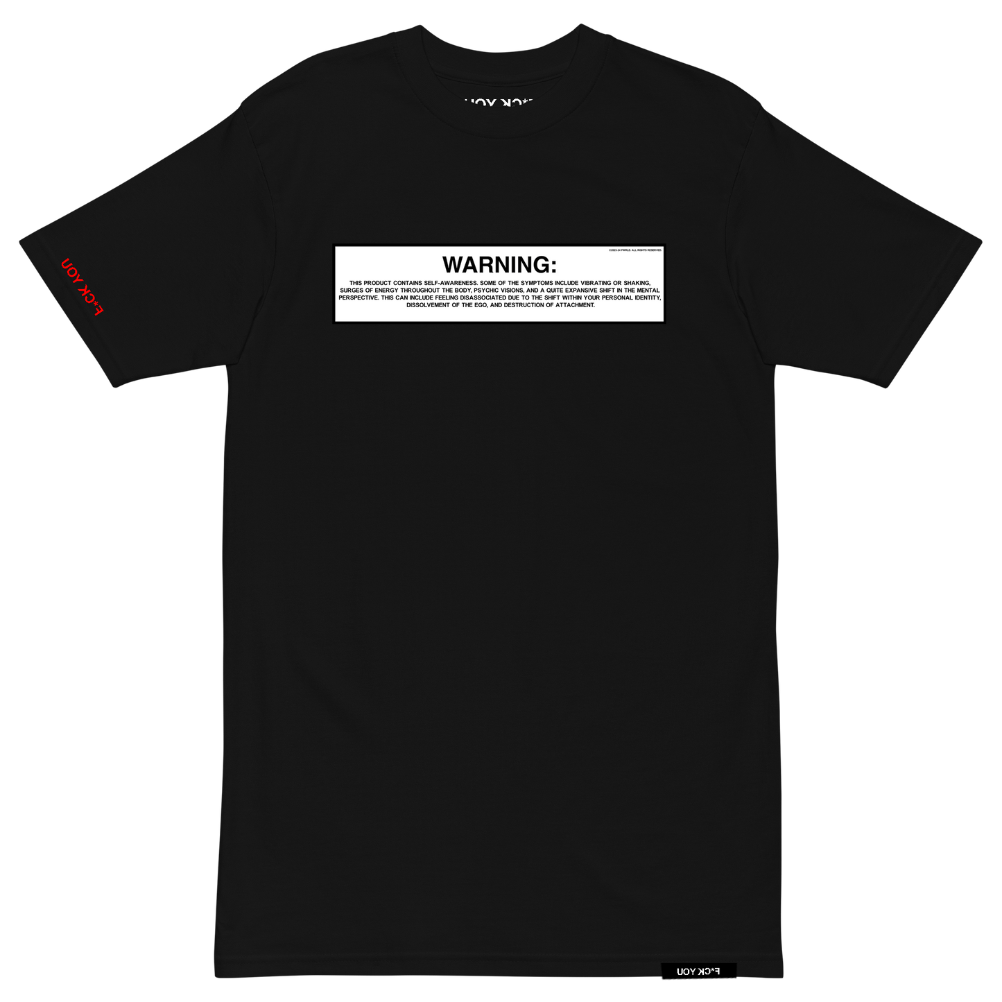 WARNING LABEL - TEE