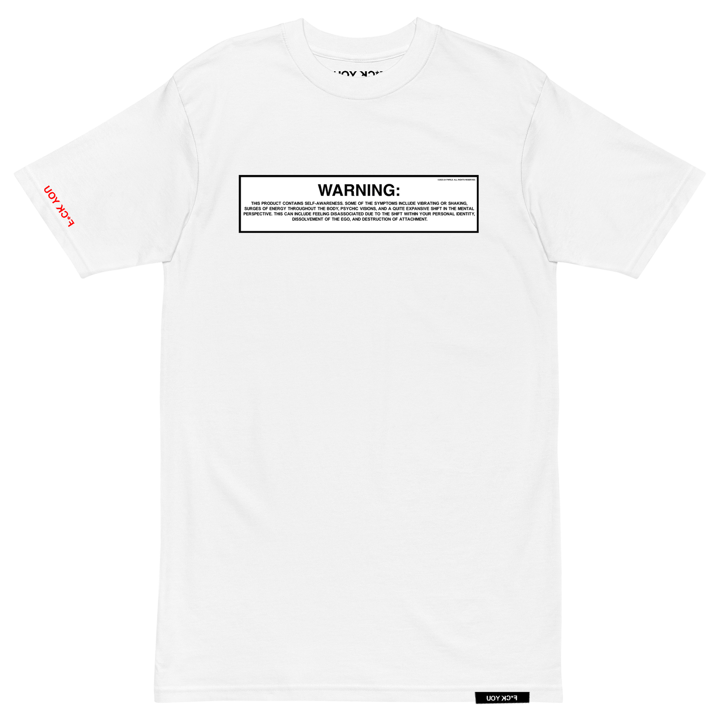 WARNING LABEL - TEE